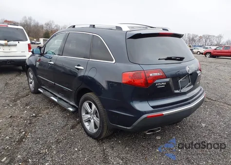 2012 Acura Mdx Technology Package z USA, uszkodzony, nr VIN 2HNYD2H44CH502613